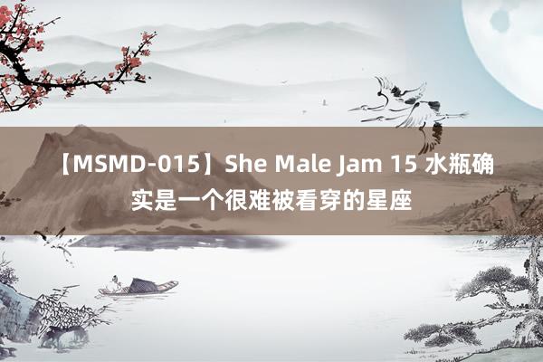 【MSMD-015】She Male Jam 15 水瓶确实是一个很难被看穿的星座