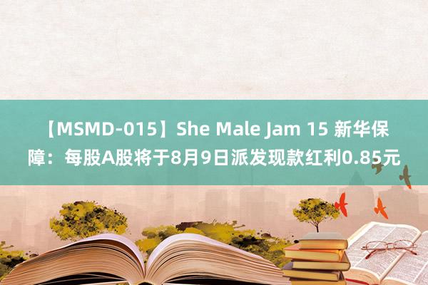 【MSMD-015】She Male Jam 15 新华保障：每股A股将于8月9日派发现款红利0.85元