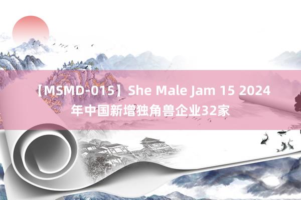 【MSMD-015】She Male Jam 15 2024年中国新增独角兽企业32家