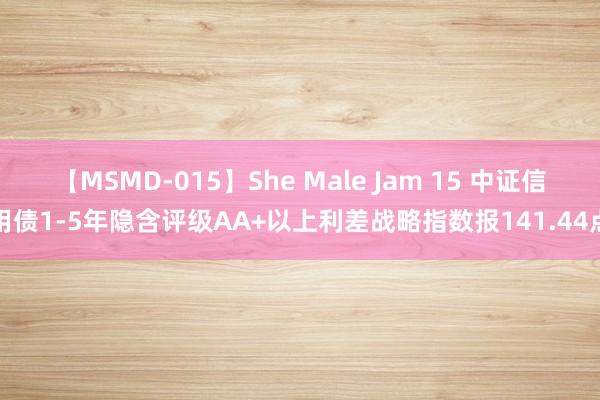 【MSMD-015】She Male Jam 15 中证信用债1-5年隐含评级AA+以上利差战略指数报141.44点