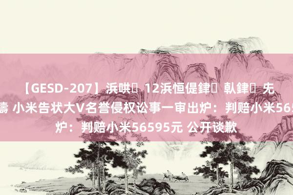 【GESD-207】浜哄12浜恒偍銉倝銉兂銉€銉笺儵銉炽儔 小米告状大V名誉侵权讼事一审出炉：判赔小米56595元 公开谈歉